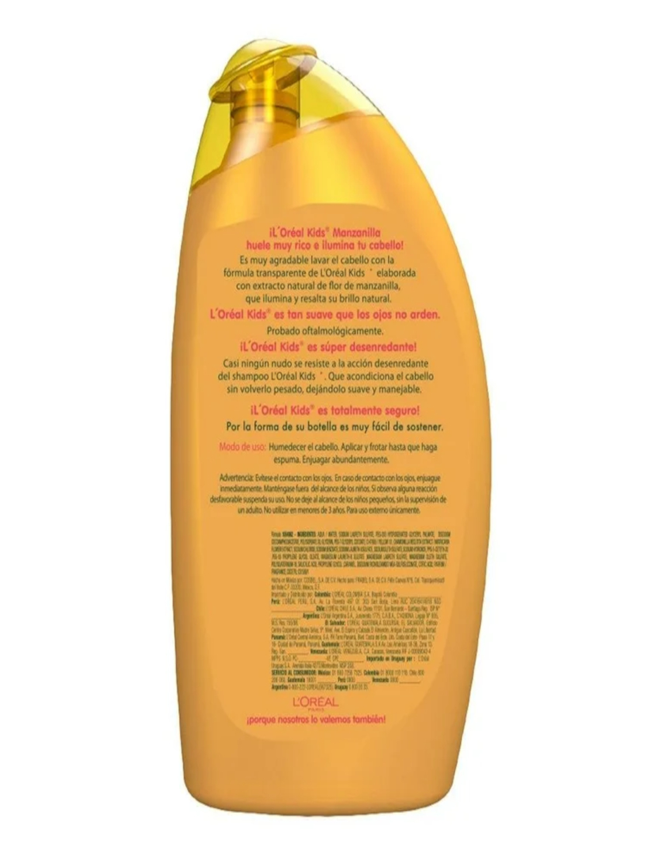 Foto 4 pulgar | Champú Manzanilla L'Oréal Kids + Termo de Agua Güish