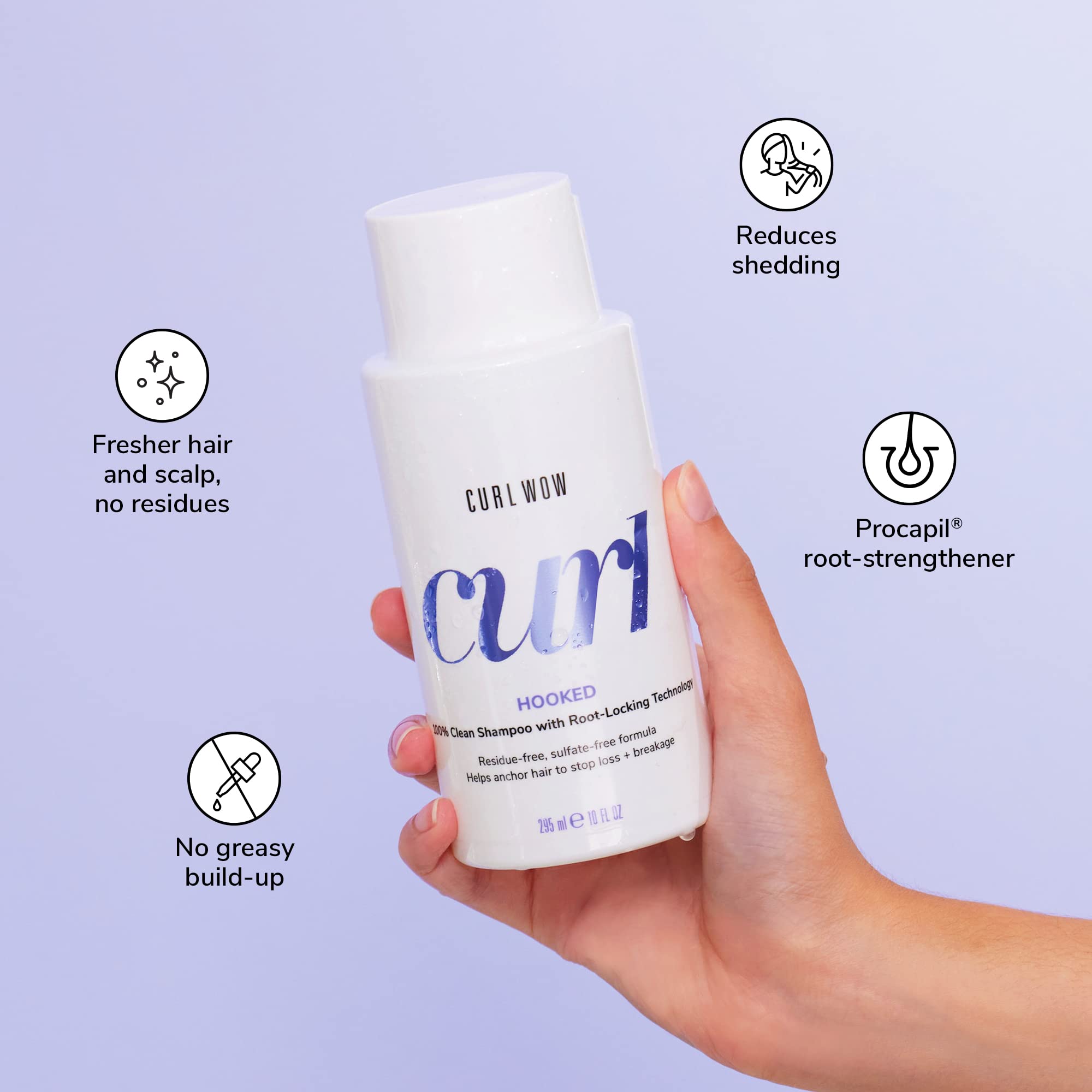 Foto 7 pulgar | Champú Color Wow Curl Wow Hooked 100% Clean 200 Ml - Venta Internacional.