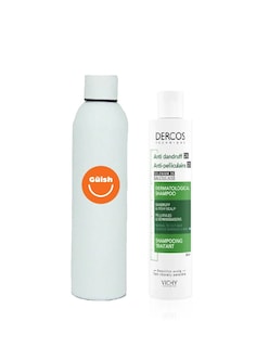 Foto 1 | Shampoo Anticaspa Vichy Dercos Para Cabello Seco + Termo Güish Gratis