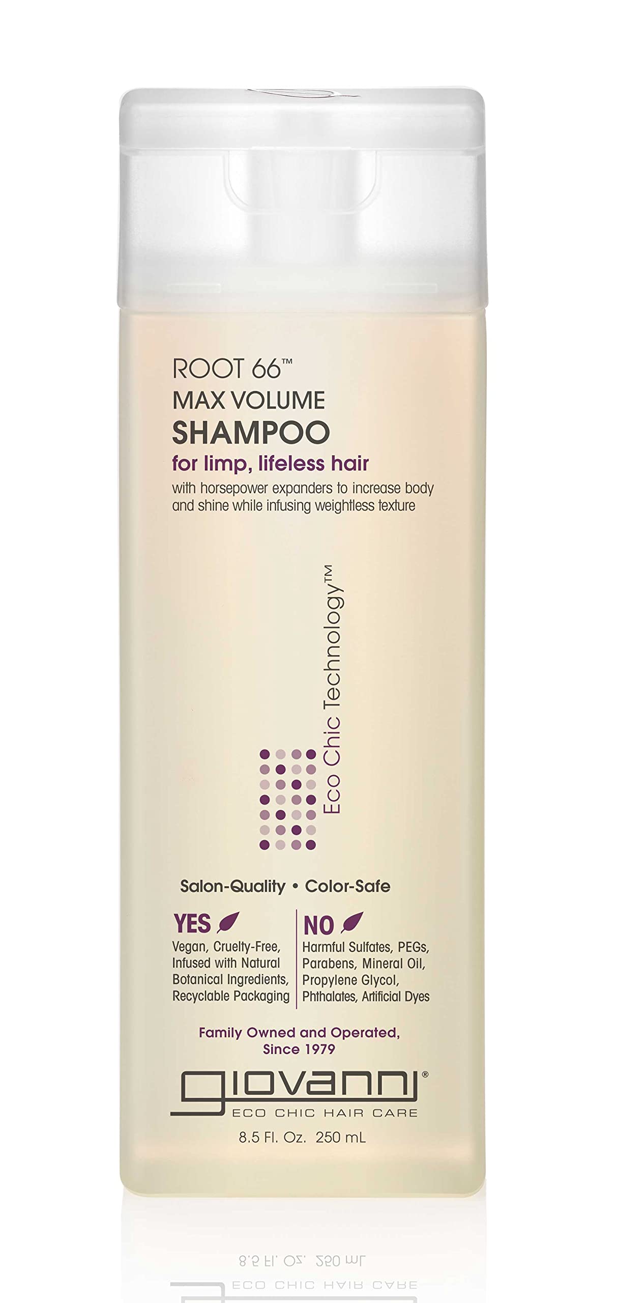 Foto 2 pulgar | Champú Giovanni Root 66 Volumen Máximo 250 Ml - Venta Internacional.