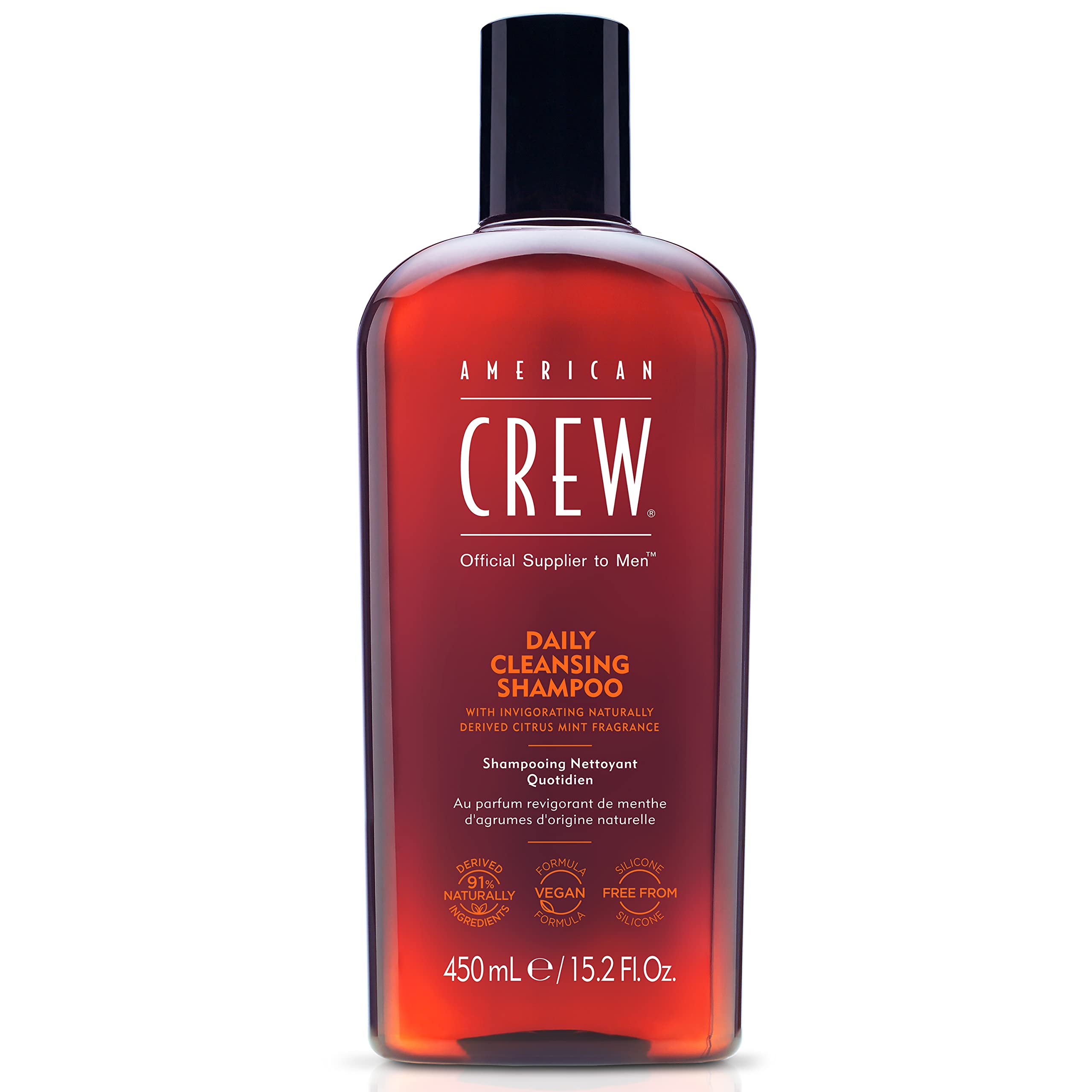 Champú Limpiador Diario American Crew, Vegano, 450 Ml, Para Hombres - Venta Internacional.