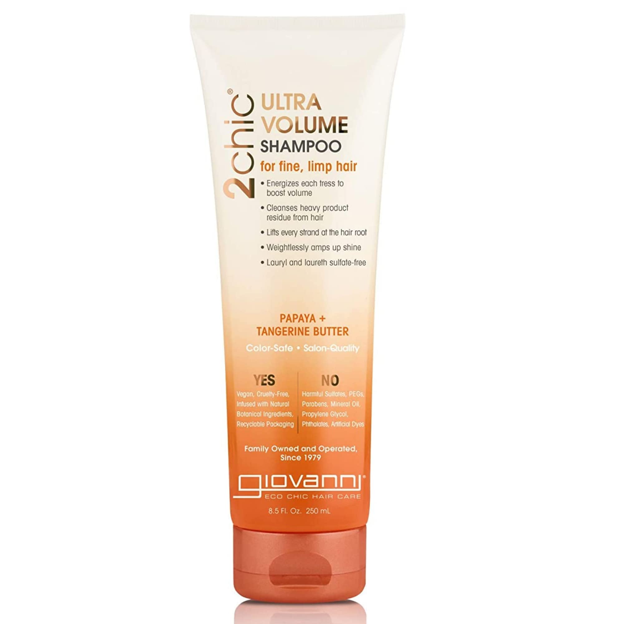Foto 2 pulgar | Champú Giovanni 2chic Ultra-volume, Voluminizador Diario, 250 Ml - Venta Internacional.