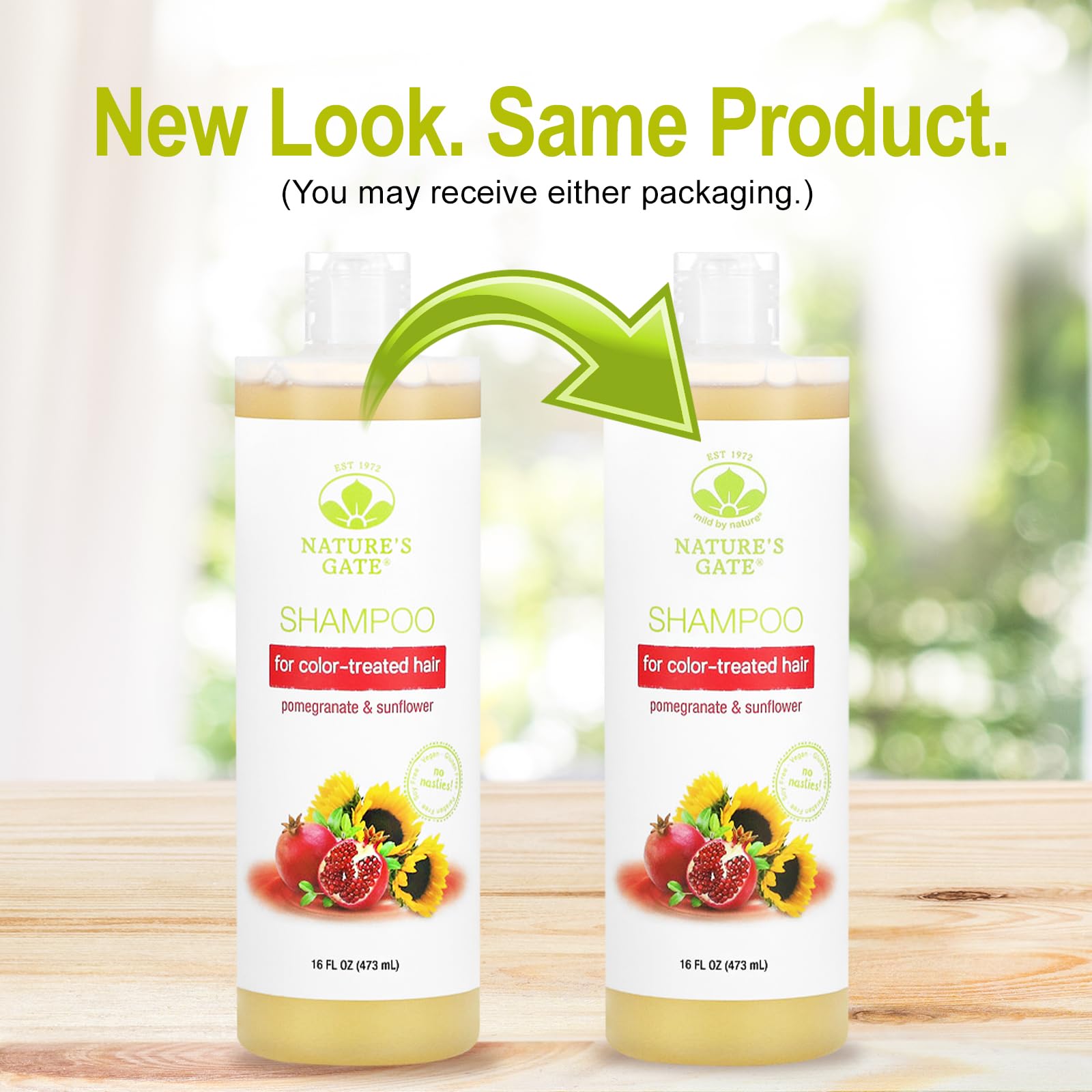 Foto 5 pulgar | Champú Nature's Gate Mild By Nature Pomegranate & Sunflower 473 Ml - Venta Internacional.