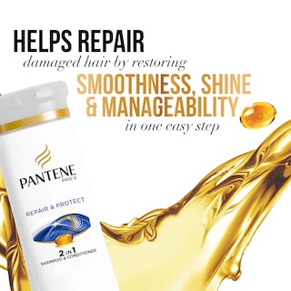 Foto 4 | Champú Y Acondicionador Pantene Pro-v Repair & Protect 375 Ml - Venta Internacional.