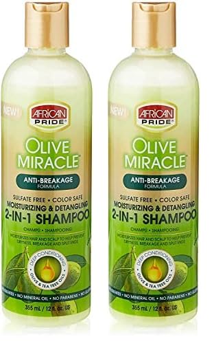 Foto 2 pulgar | Champú Y Acondicionador African Pride Olive Miracle 350 Ml - Venta Internacional.