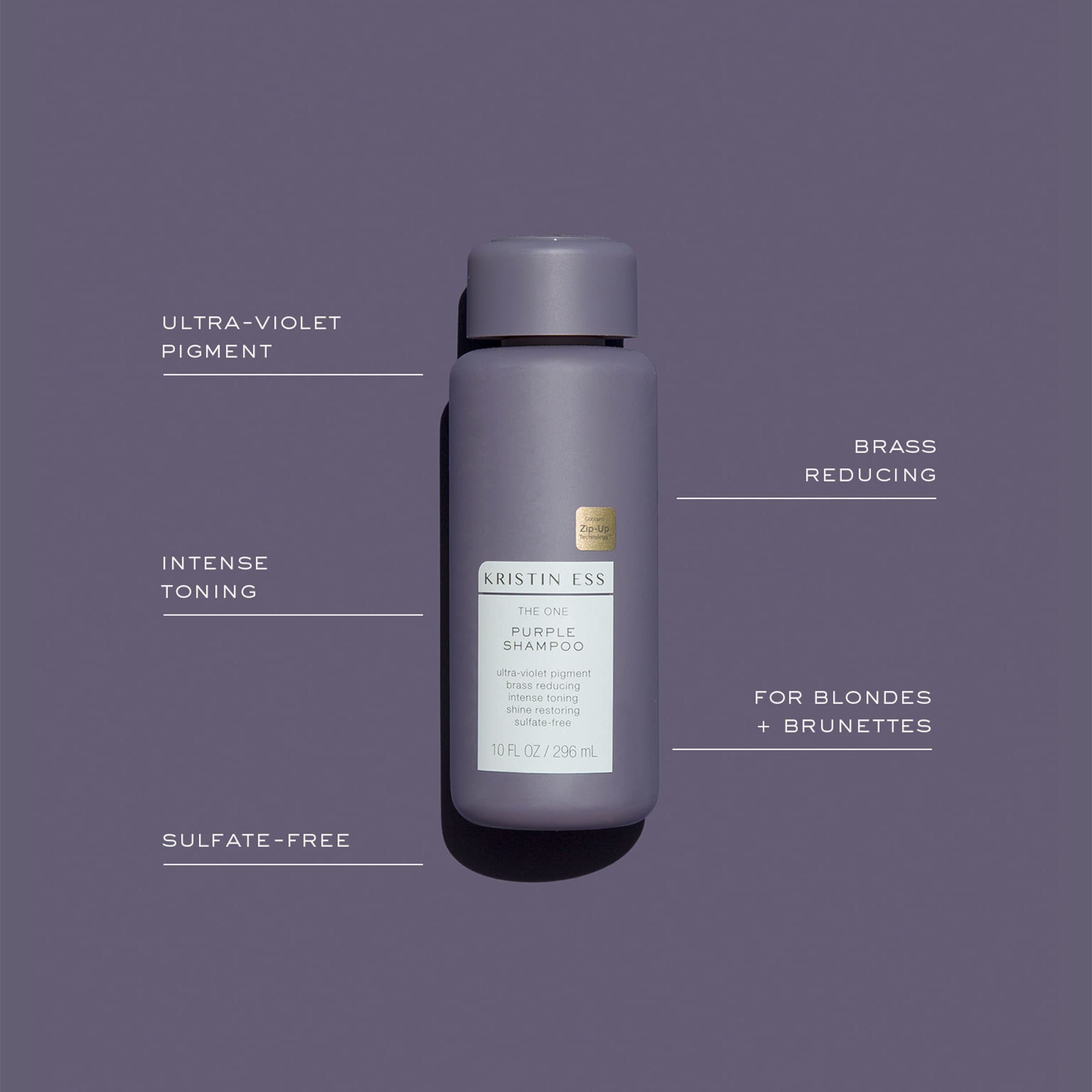 Foto 4 pulgar | Champú Kristin Ess Hair The One Purple Tonificante Para Cabello Rubio, 300 Ml - Venta Internacional.