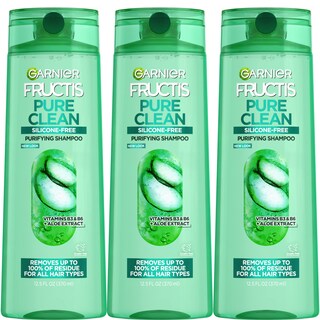 Foto 1 | Champú Garnier Fructis Pure Clean Purifying 370 ml 3 Piezas - Venta Internacional