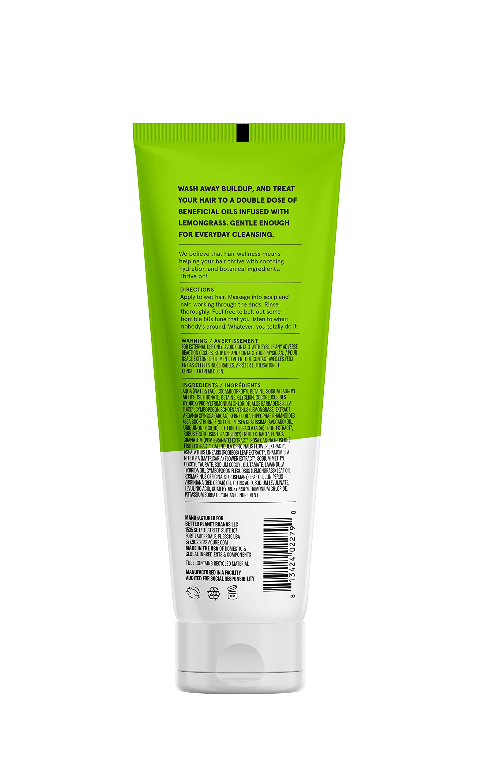 Foto 3 | Champú Acure Curiously Clarifying 240 Ml 100% Vegano - Venta Internacional.