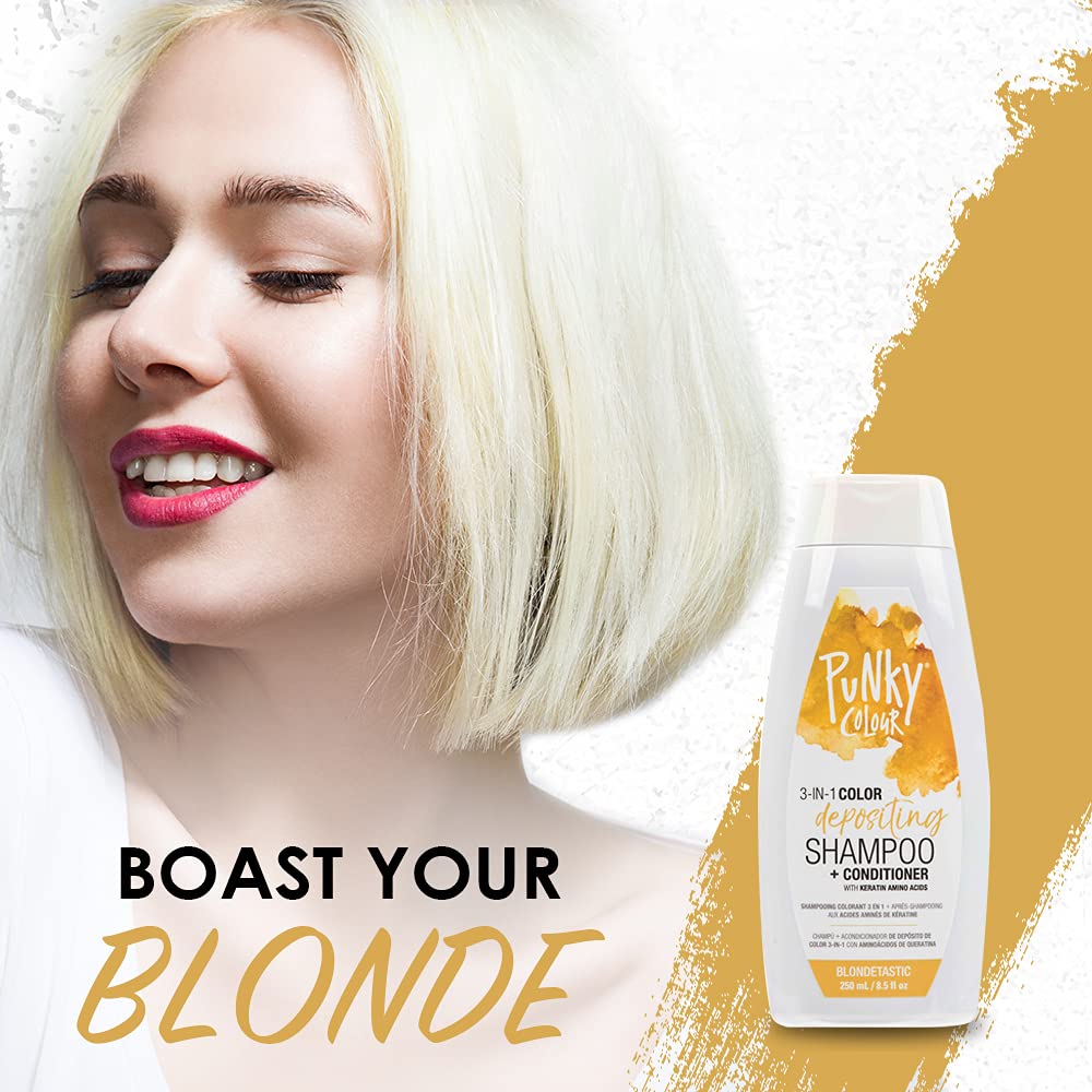 Foto 3 pulgar | Champú Y Acondicionador Punky Blondetastic 3 En 1 250 Ml - Venta Internacional.