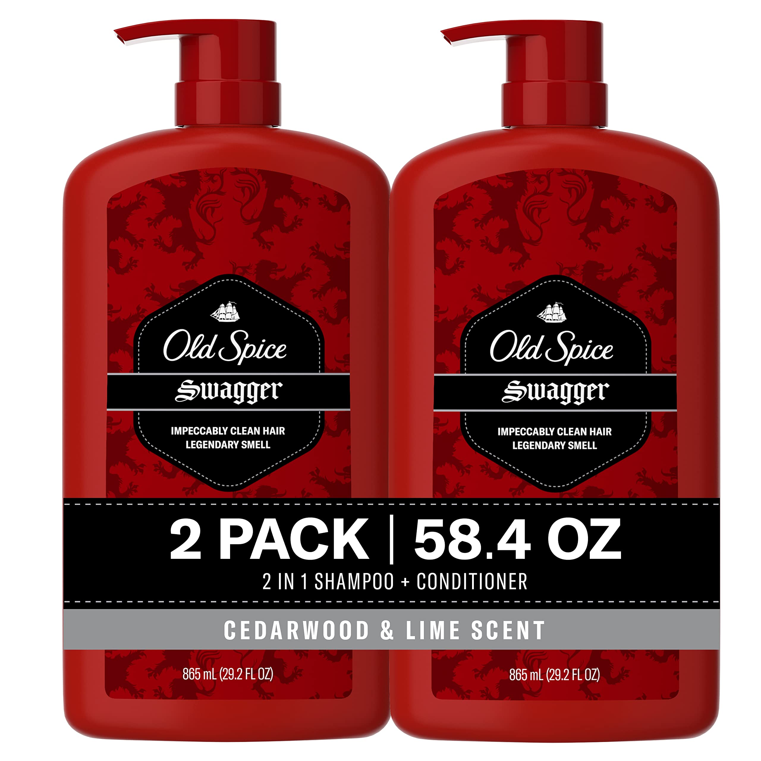 Foto 2 pulgar | Set De Champú Y Acondicionador Old Spice Swagger 2 En 1 860 Ml - Venta Internacional.