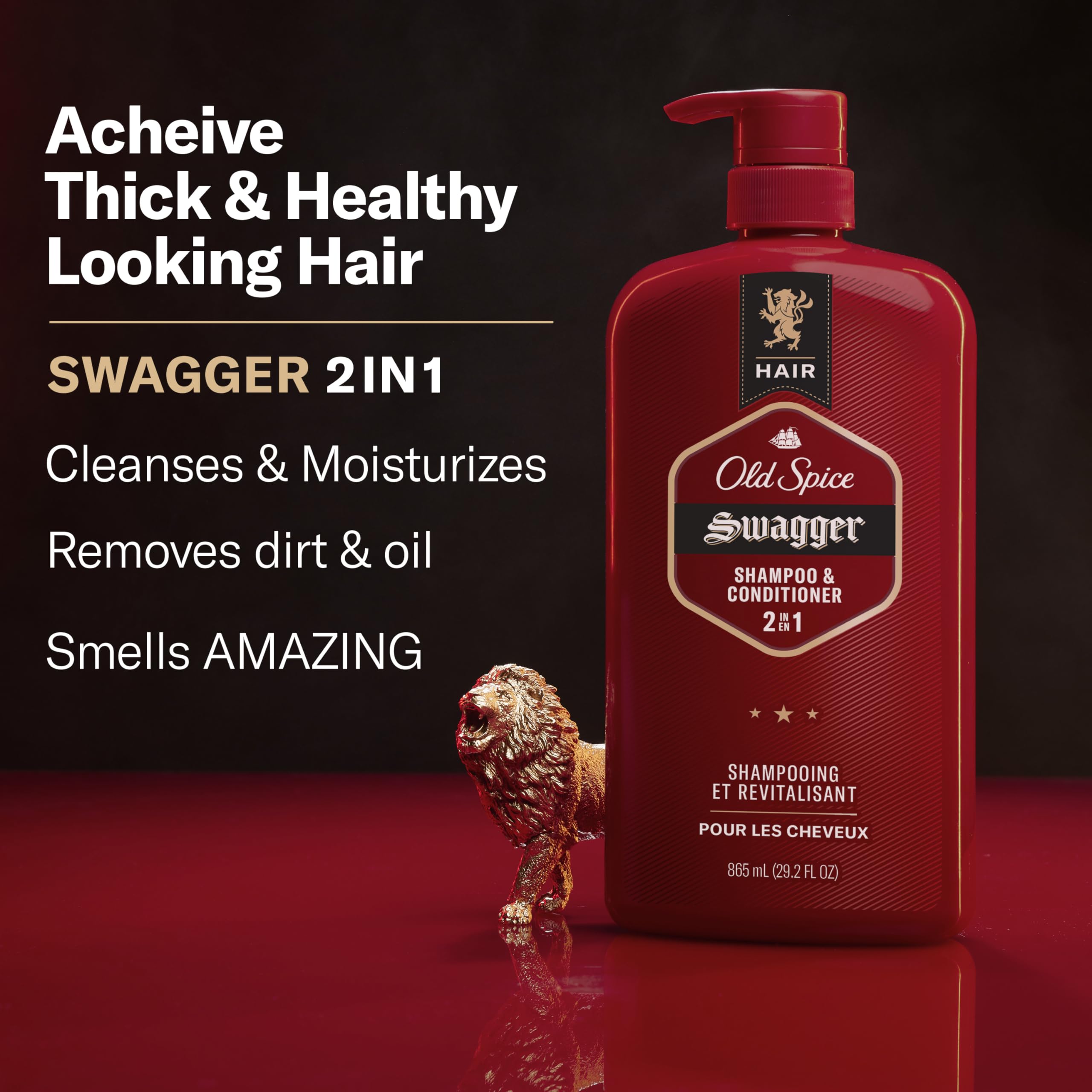 Foto 3 pulgar | Set De Champú Y Acondicionador Old Spice Swagger 2 En 1 860 Ml - Venta Internacional.