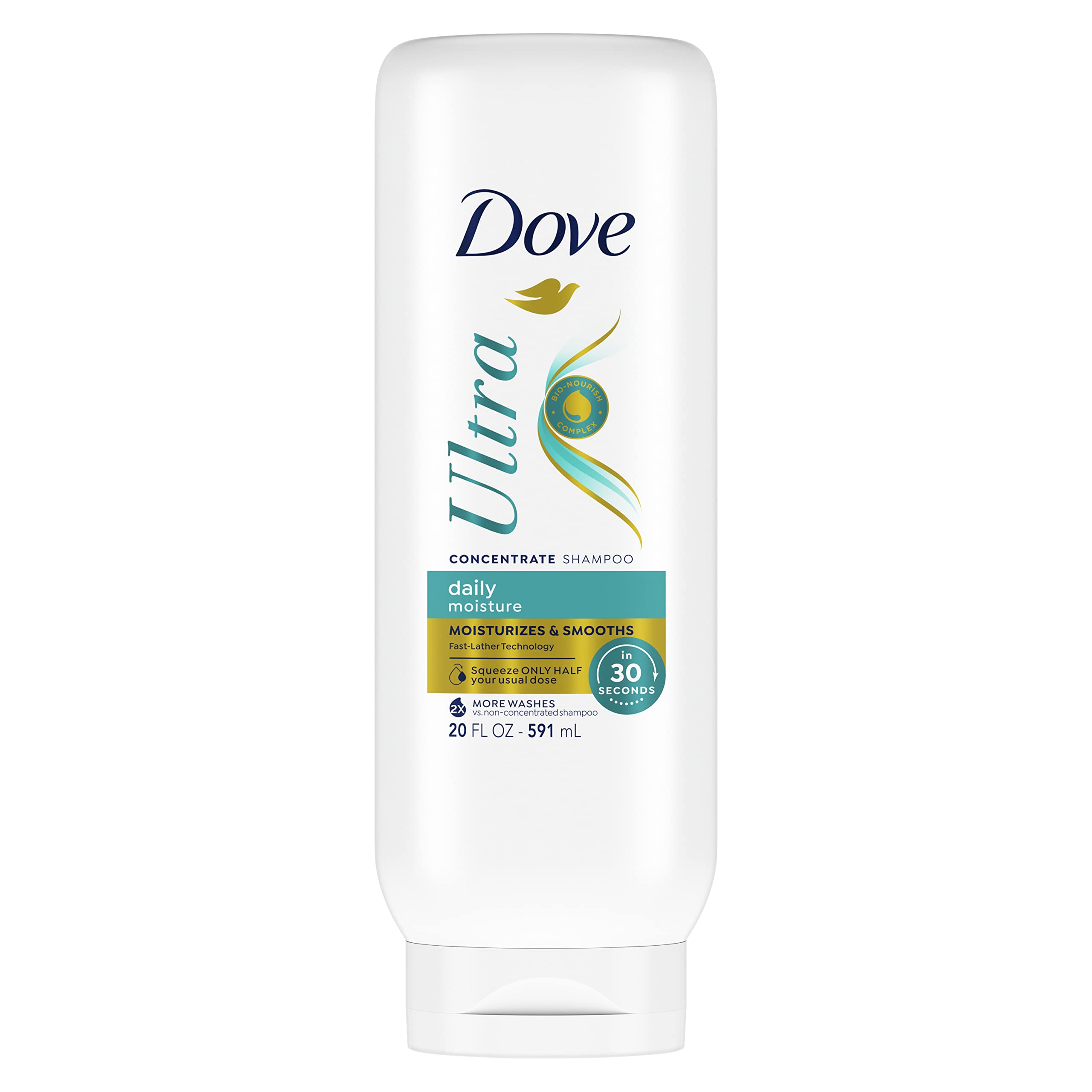 Foto 2 pulgar | Shampoo Dove Ultra Daily Moisture Concentrate 591 Ml Para Cabello Seco - Venta Internacional.