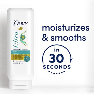 Foto 4 | Shampoo Dove Ultra Daily Moisture Concentrate 591 Ml Para Cabello Seco - Venta Internacional.