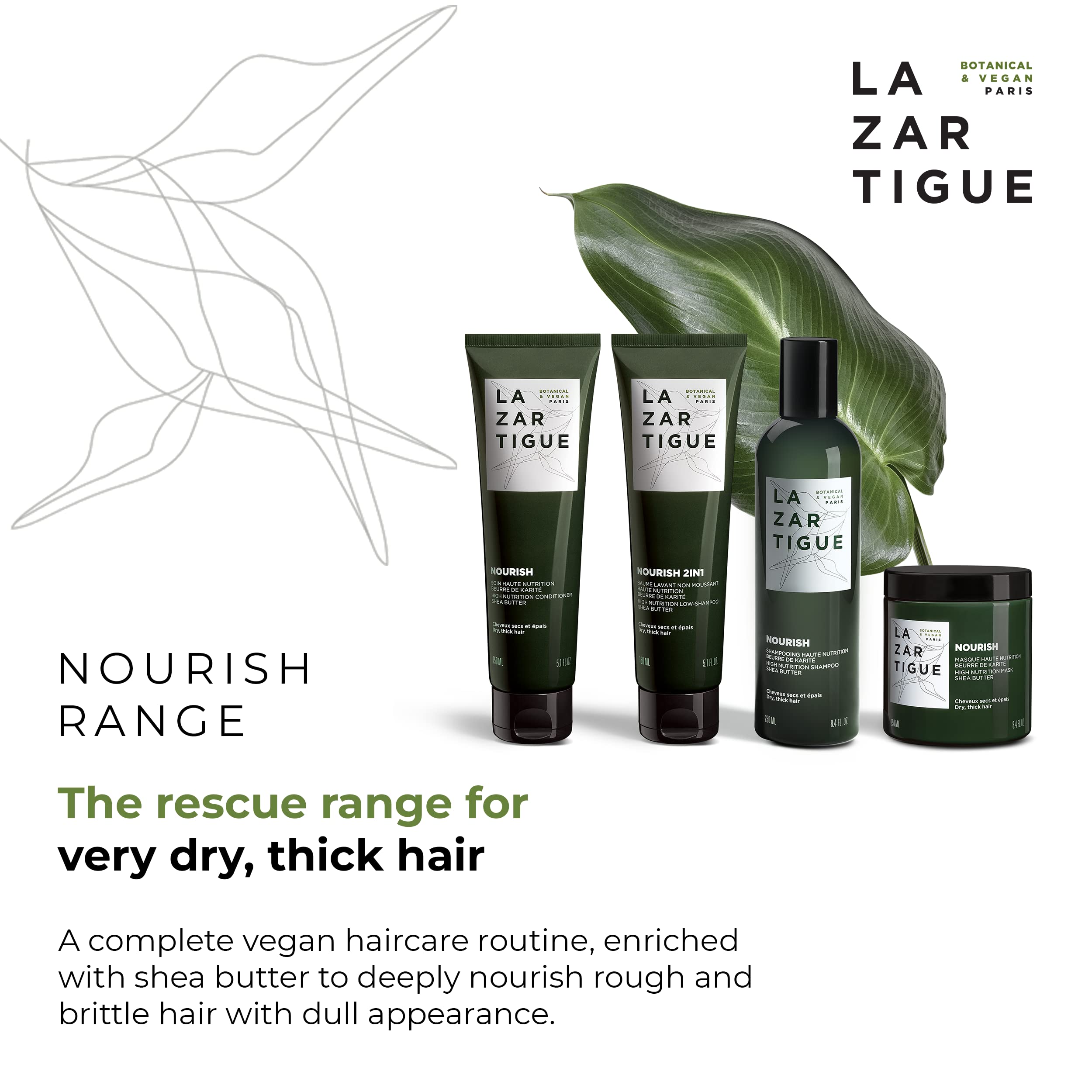 Foto 6 pulgar | Champú Lazartigue Nourish 2 En 1 Altamente Nutritivo, 150 Ml, Vegano - Venta Internacional.