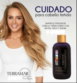 Foto 2 | Shampoo Terramar Capilar Shampoo Matizador De Argan En Botella De 250ml Por 1 Unidad