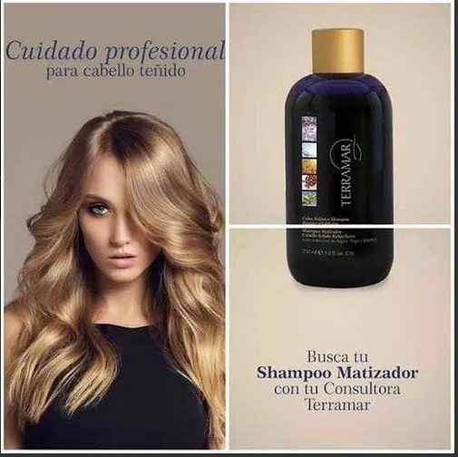 Foto 3 | Shampoo Terramar Capilar Shampoo Matizador De Argan En Botella De 250ml Por 1 Unidad