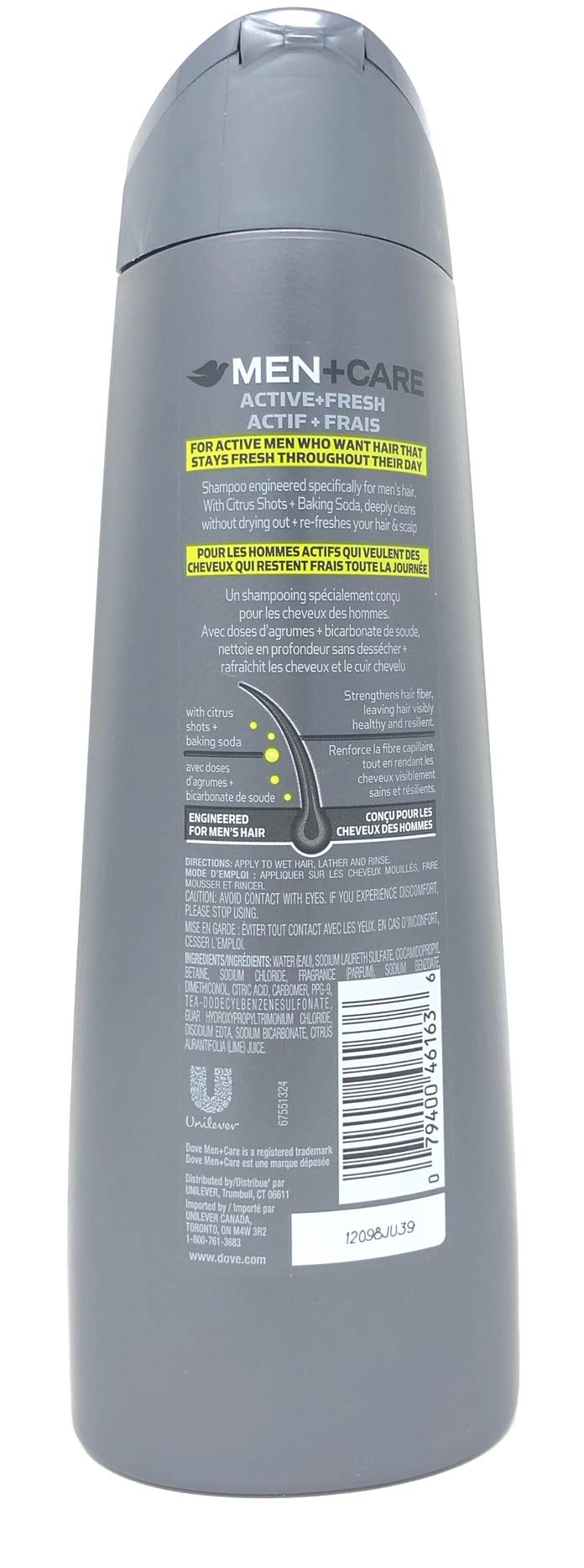 Foto 4 pulgar | Champú Y Acondicionador Dove Men+care Sportcare 2 En 1 360 Ml - Venta Internacional.
