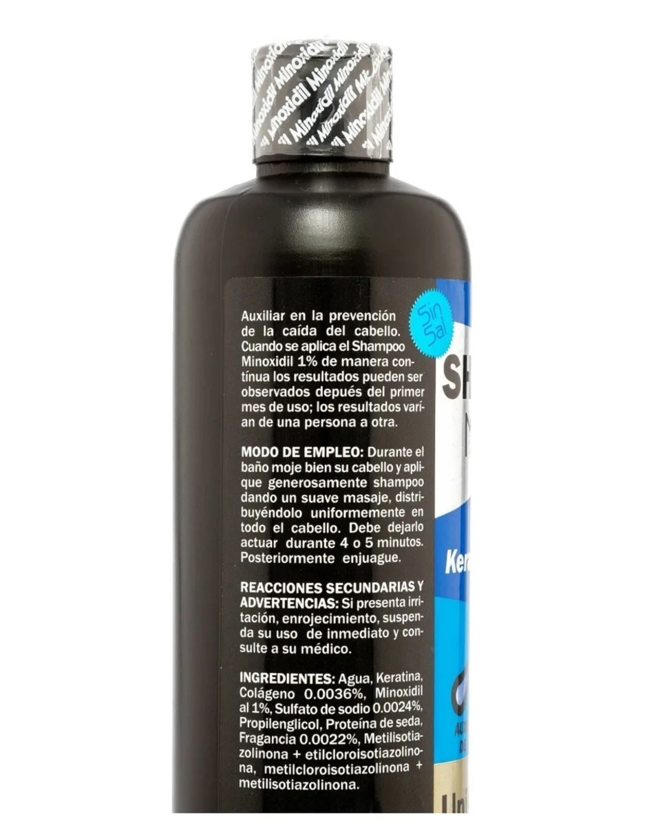 Foto 3 pulgar | Shampoo Incredible Minoxidil con Colágeno + Termo de Agua de Regalo Güish