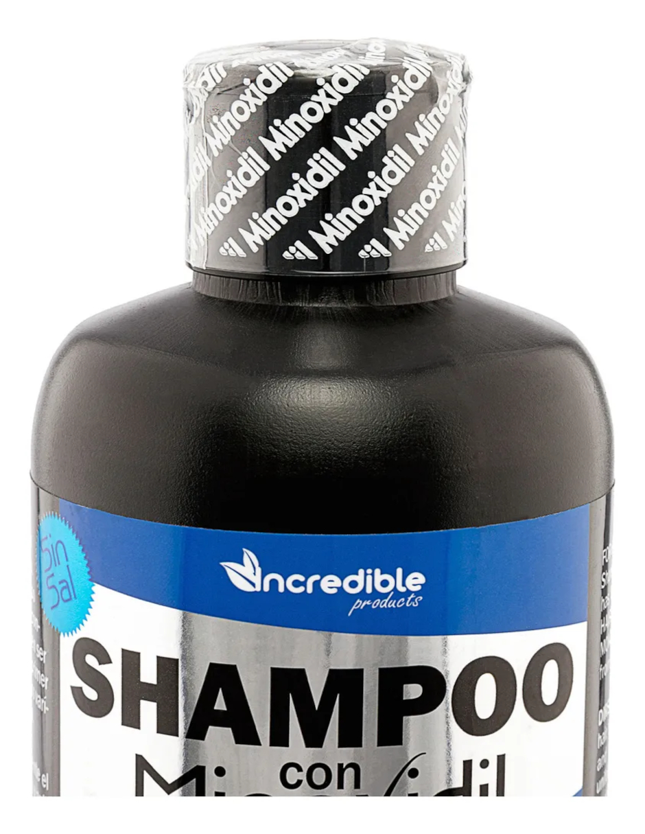 Foto 4 pulgar | Shampoo Incredible Minoxidil con Colágeno + Termo de Agua de Regalo Güish