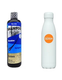Foto 5 | Shampoo Incredible Minoxidil con Colágeno + Termo de Agua de Regalo Güish