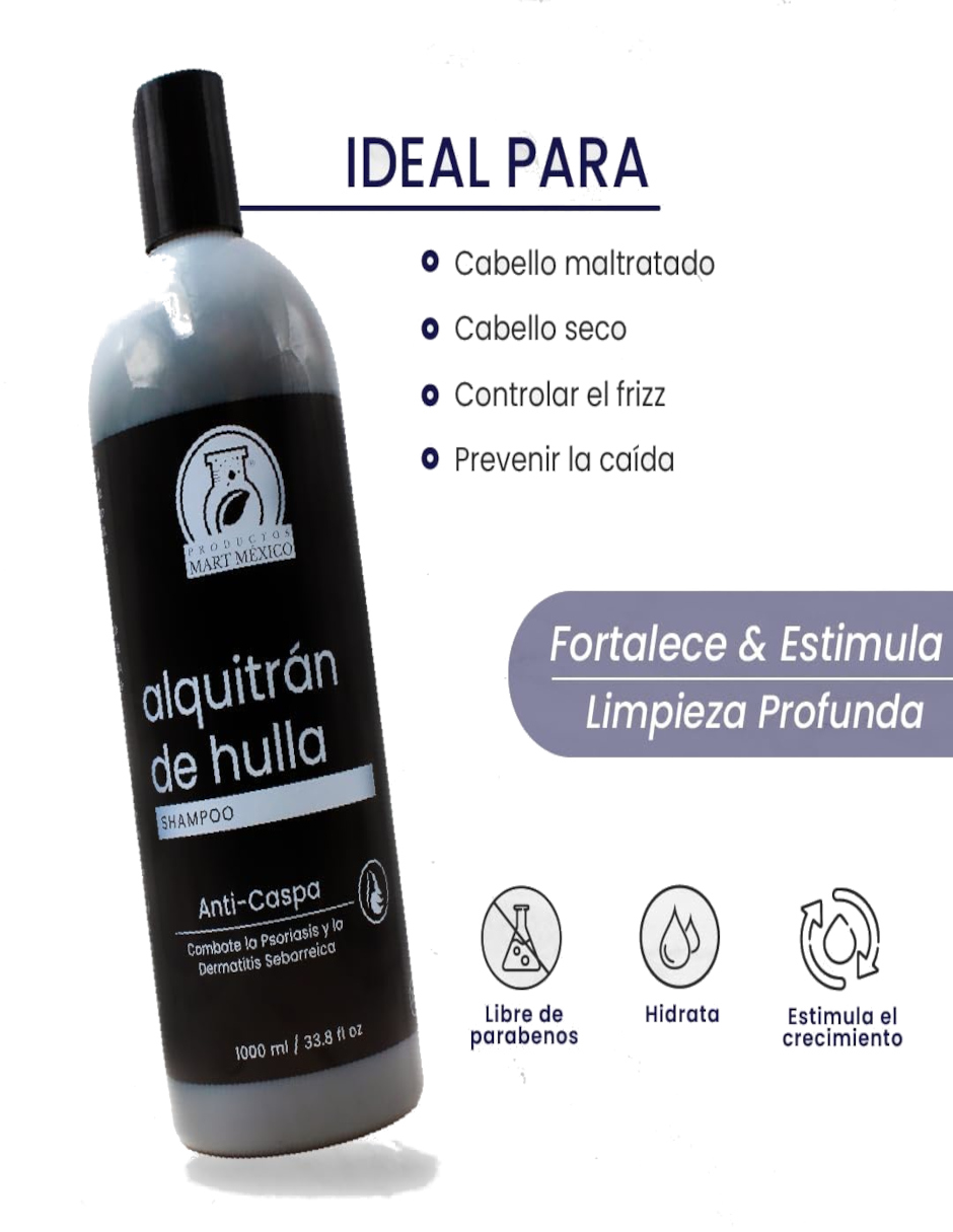 Foto 4 pulgar | 2 Shampoo Alquitrán Anticaspa + Termo Güish Gratis