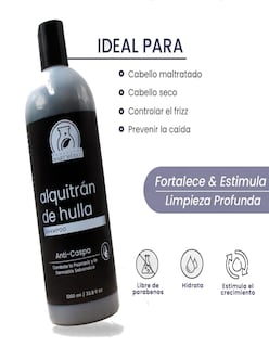 Foto 3 | 2 Shampoo Alquitrán Anticaspa + Termo Güish Gratis