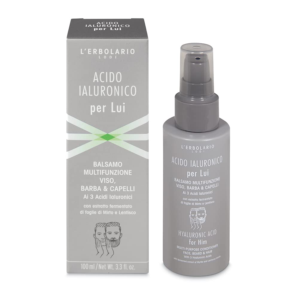Foto 2 pulgar | Acondicionador L'erbolario Con Ácido Hialurónico Para Rostro, Barba Y Cabello - Venta Internacional.