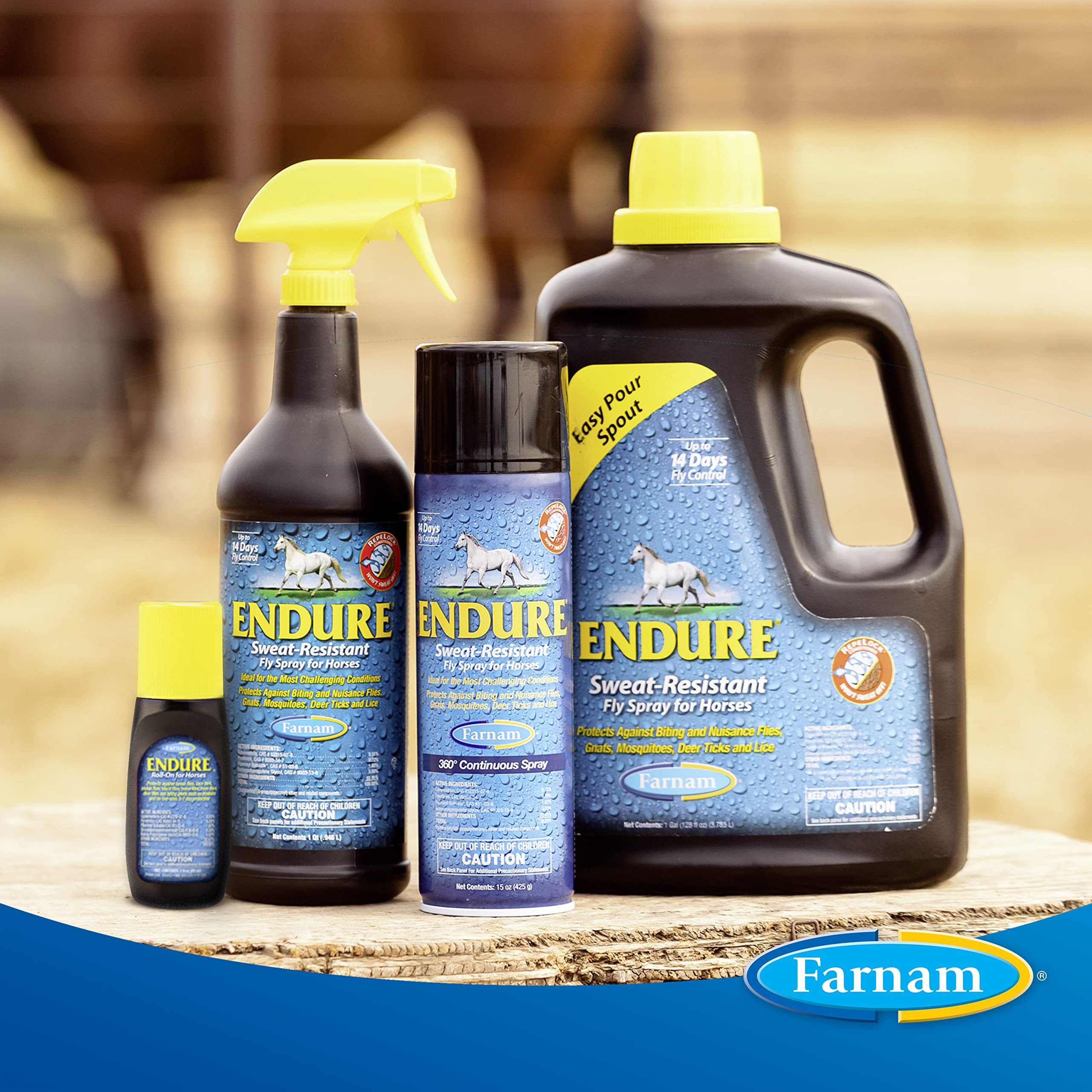 Foto 7 pulgar | Aerosol Para Moscas De Caballo Farnam Endure, Resistente Al Sudor, 450 Ml, 14 Días - Venta Internacional.
