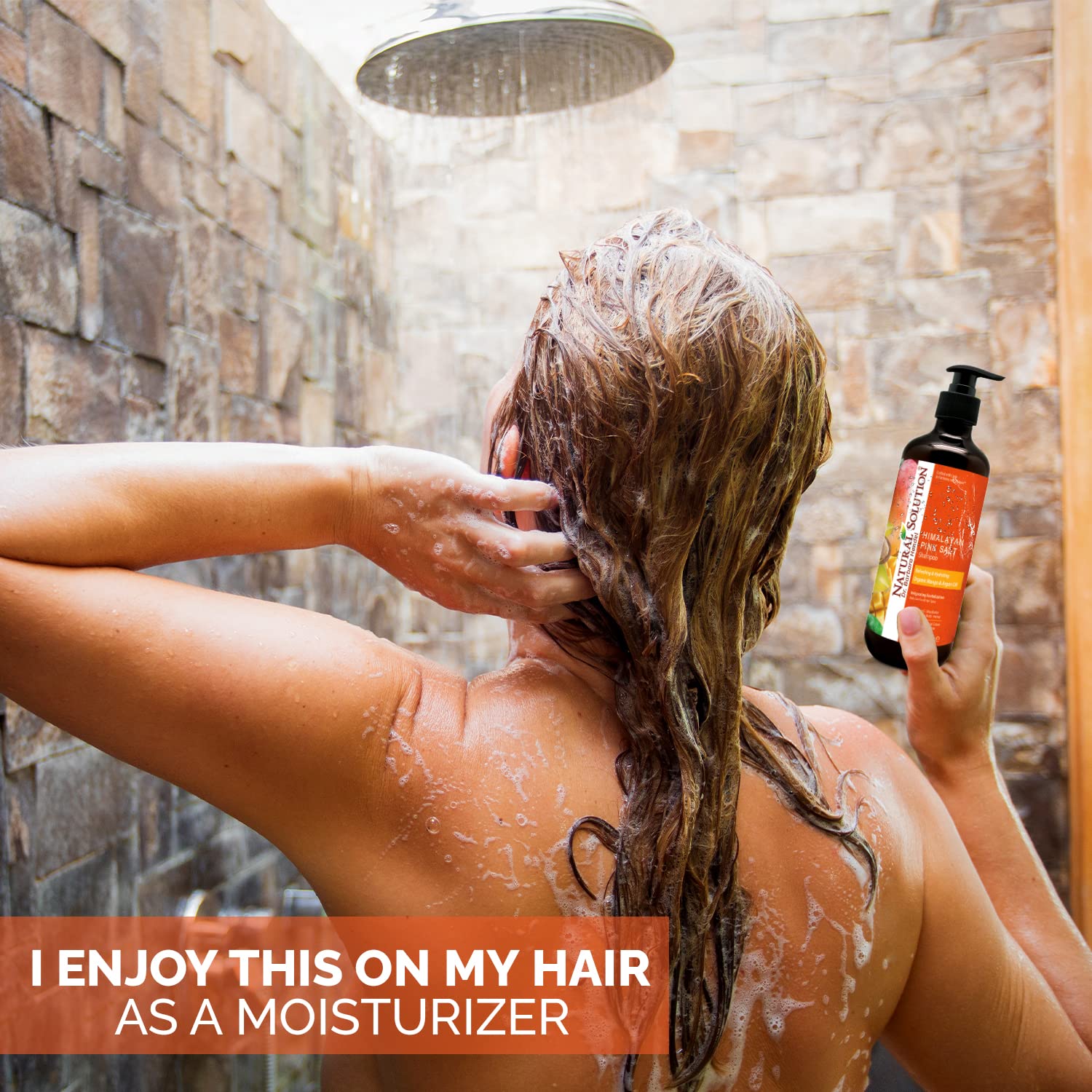 Foto 4 pulgar | Shampoo Natural Solution, Aceite De Argán Orgánico, 500 Ml, Para Todo El Cabello - Venta Internacional.