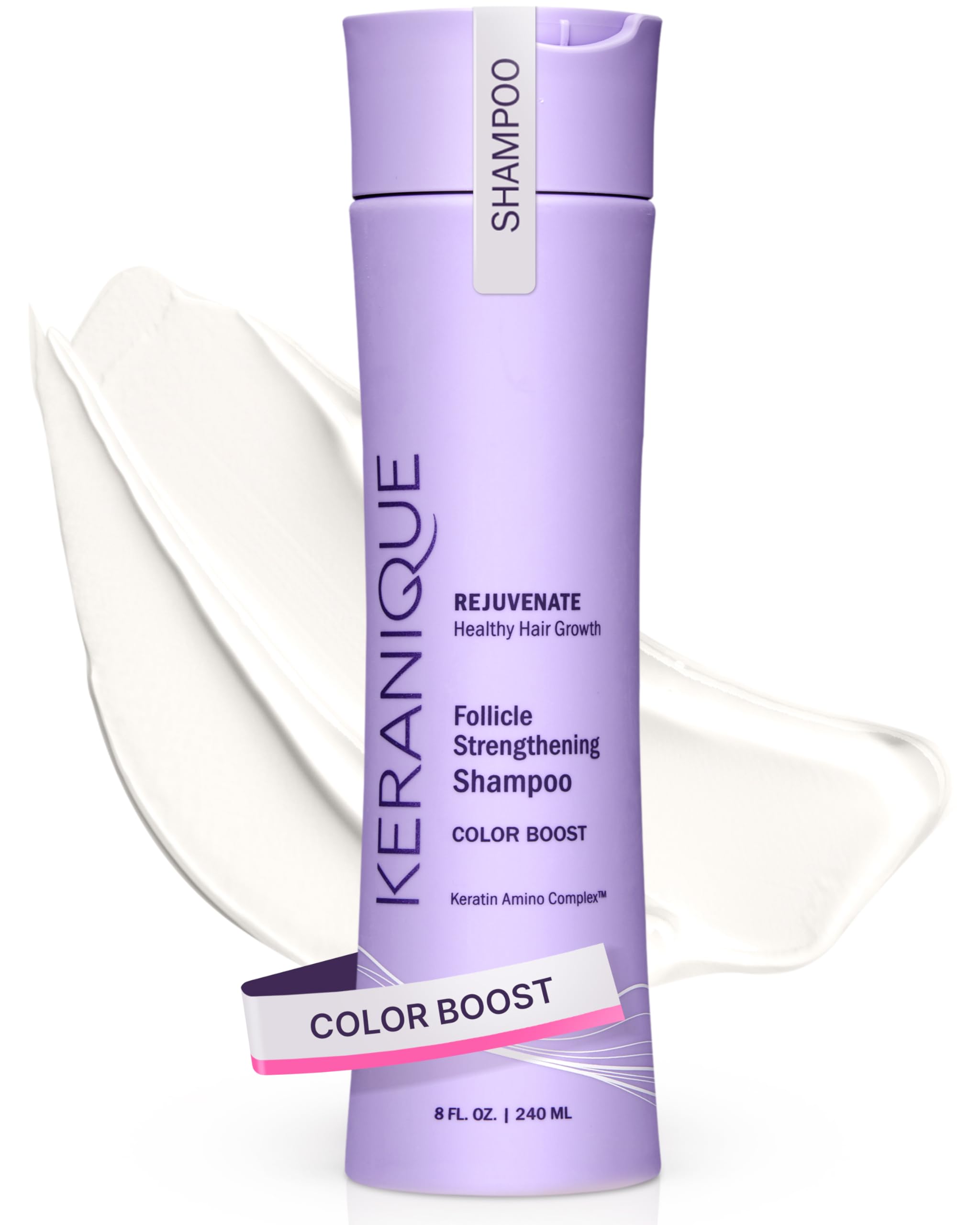 Foto 2 pulgar | Champú Keranique Keratin Amino Complex Color Boost 240 Ml - Venta Internacional.