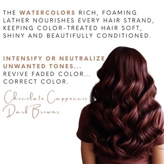 Foto 3 | Champú Watercolors Depositing Color Depositing Mocha Drench 250 Ml - Venta Internacional.