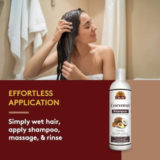 Foto 4 | Shampoo Okay, Aceite De Coco, Hidratante Profundo, 355 Ml - Venta Internacional.