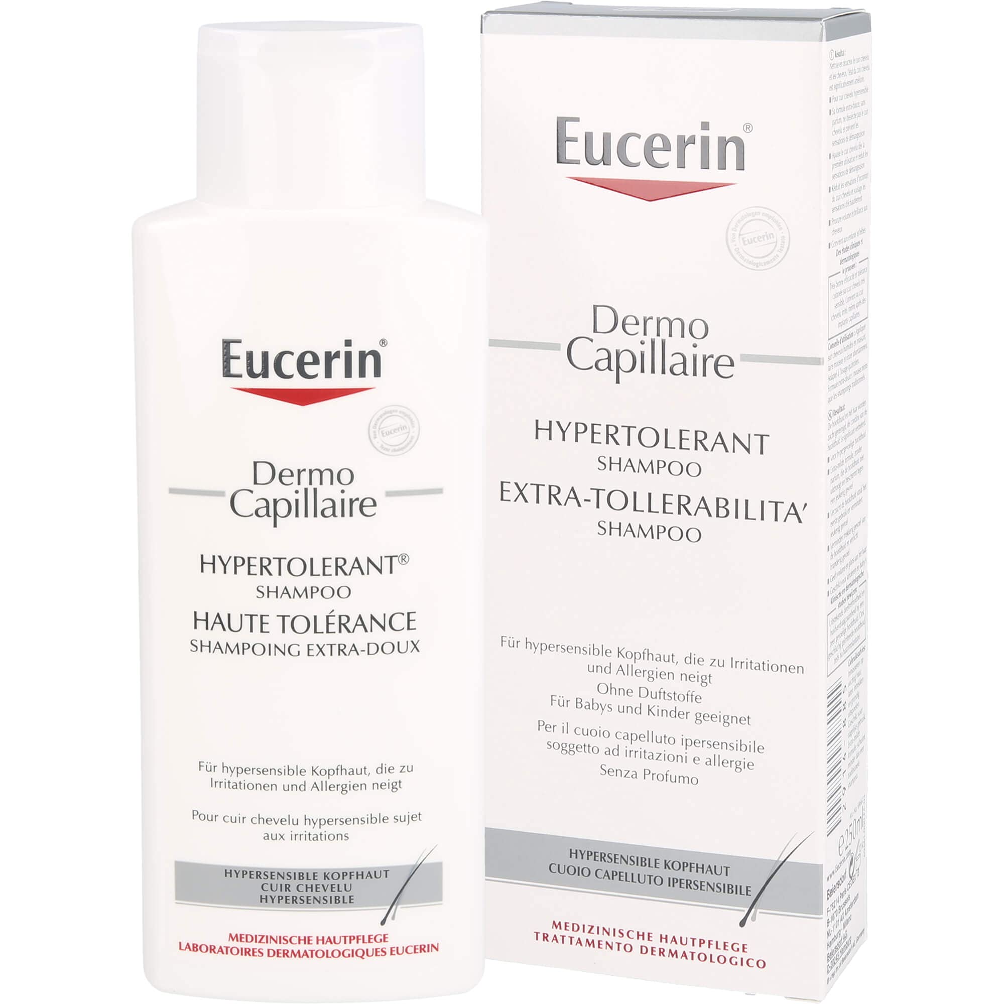 Foto 3 pulgar | Champú Eucerin Dermo Capillary Extra Tolerability 250 Ml - Venta Internacional.