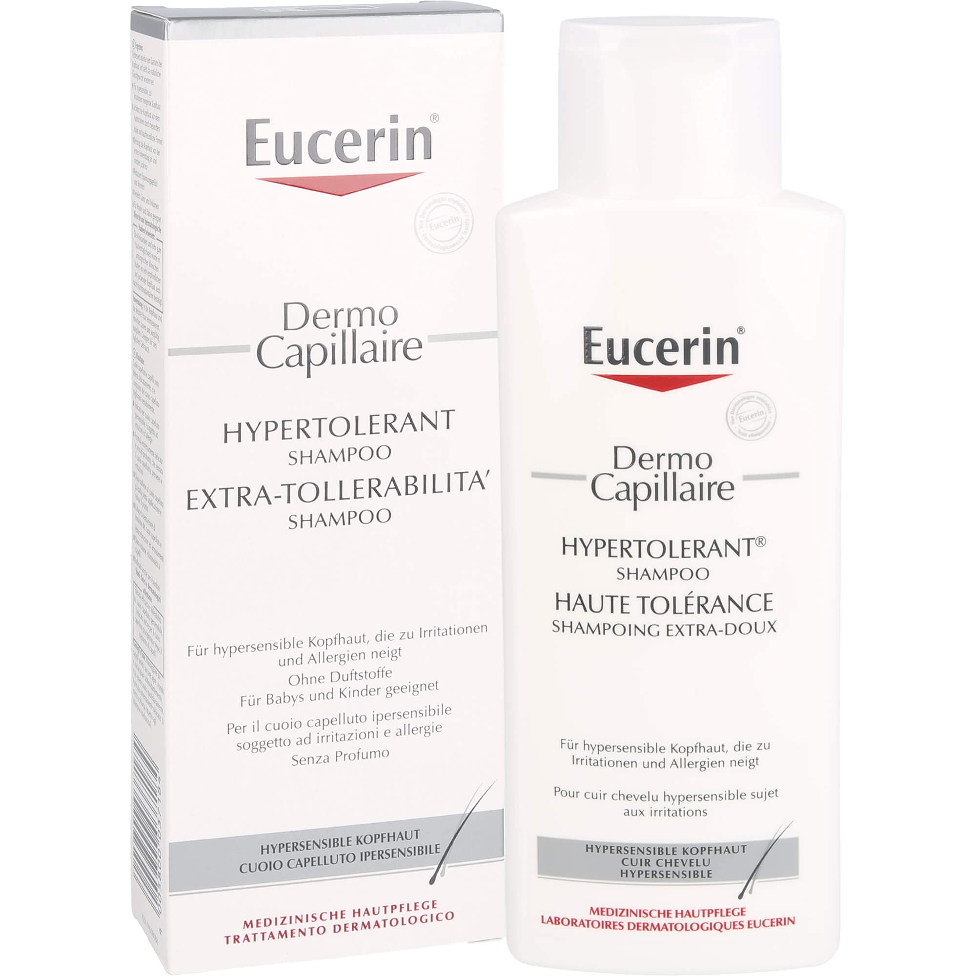 Foto 4 pulgar | Champú Eucerin Dermo Capillary Extra Tolerability 250 Ml - Venta Internacional.