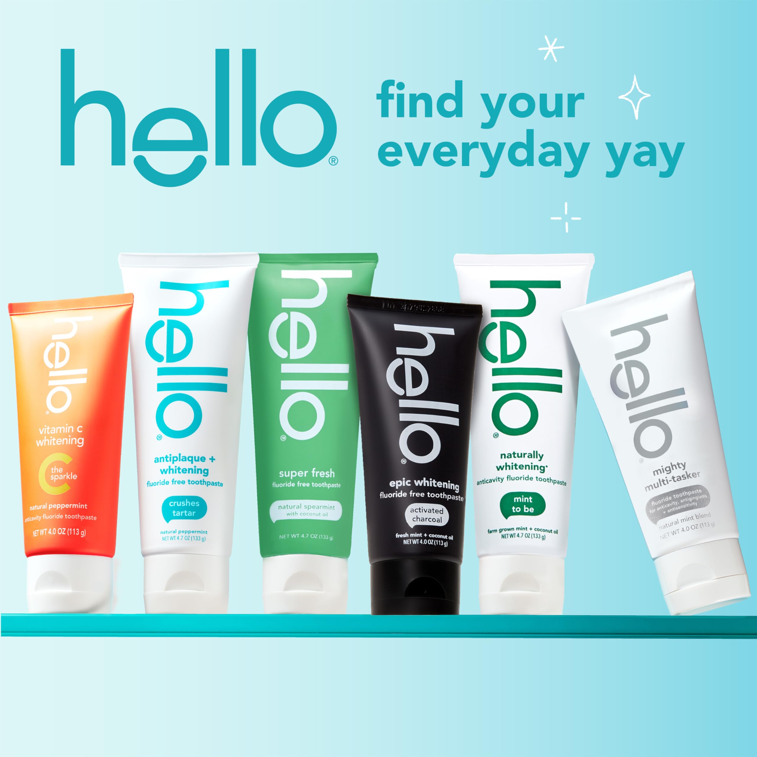 Foto 7 | Pasta de Dientes Hello con Carbón Activado para Blanquear Dientes 3 Piezas de 120 ml C/U - Venta Internacional