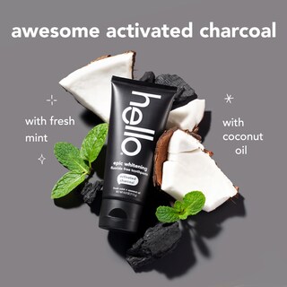 Foto 4 | Pasta De Dientes Hello Epic Whitening Charcoal Free 120ml - Venta Internacional.
