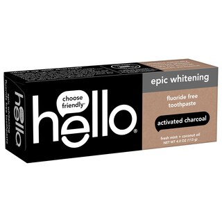 Foto 7 | Pasta De Dientes Hello Epic Whitening Charcoal Free 120ml - Venta Internacional.