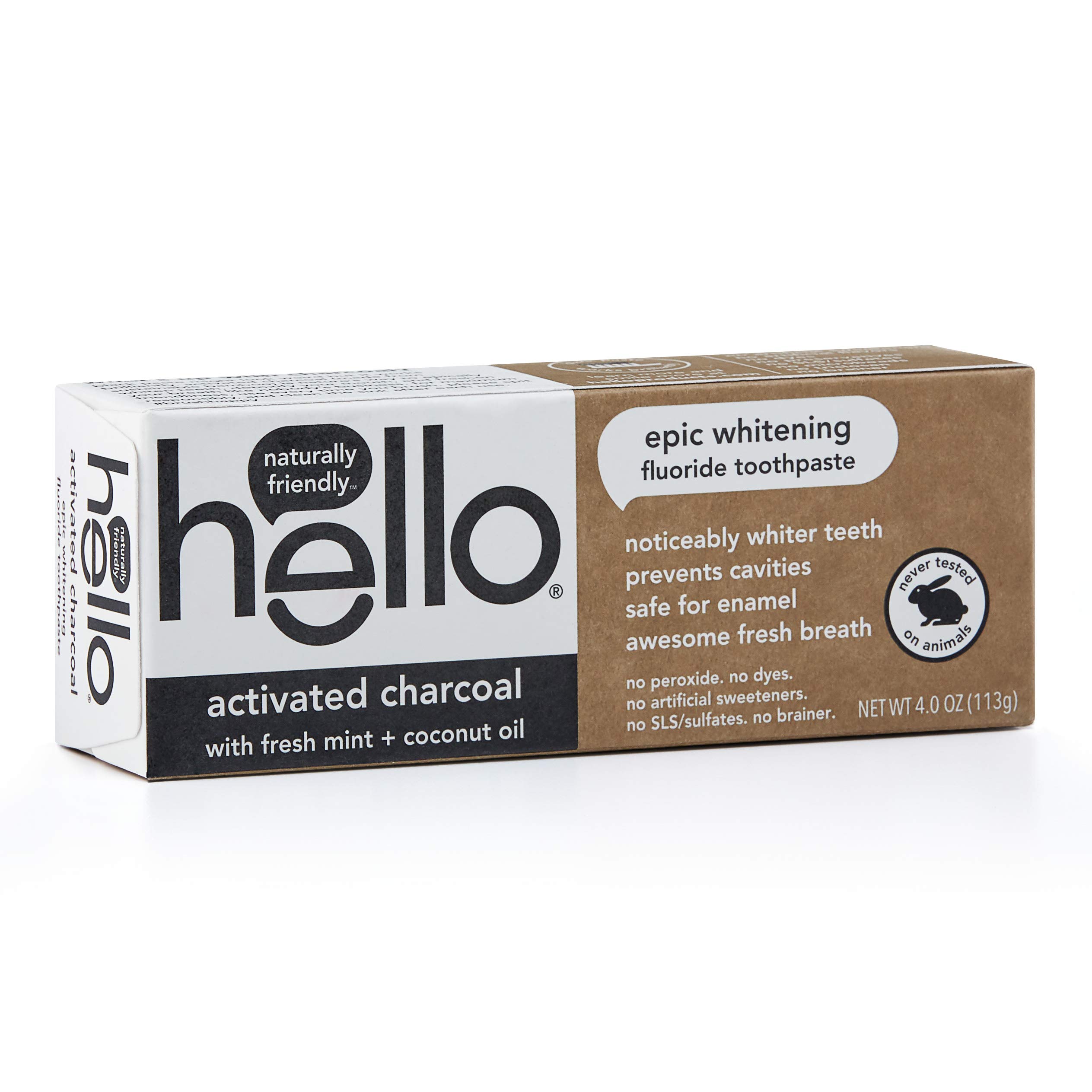 Foto 1 | Pasta De Dientes Hello Oral Care, Carbón Activado, Blanqueadora, 120 Ml - Venta Internacional.