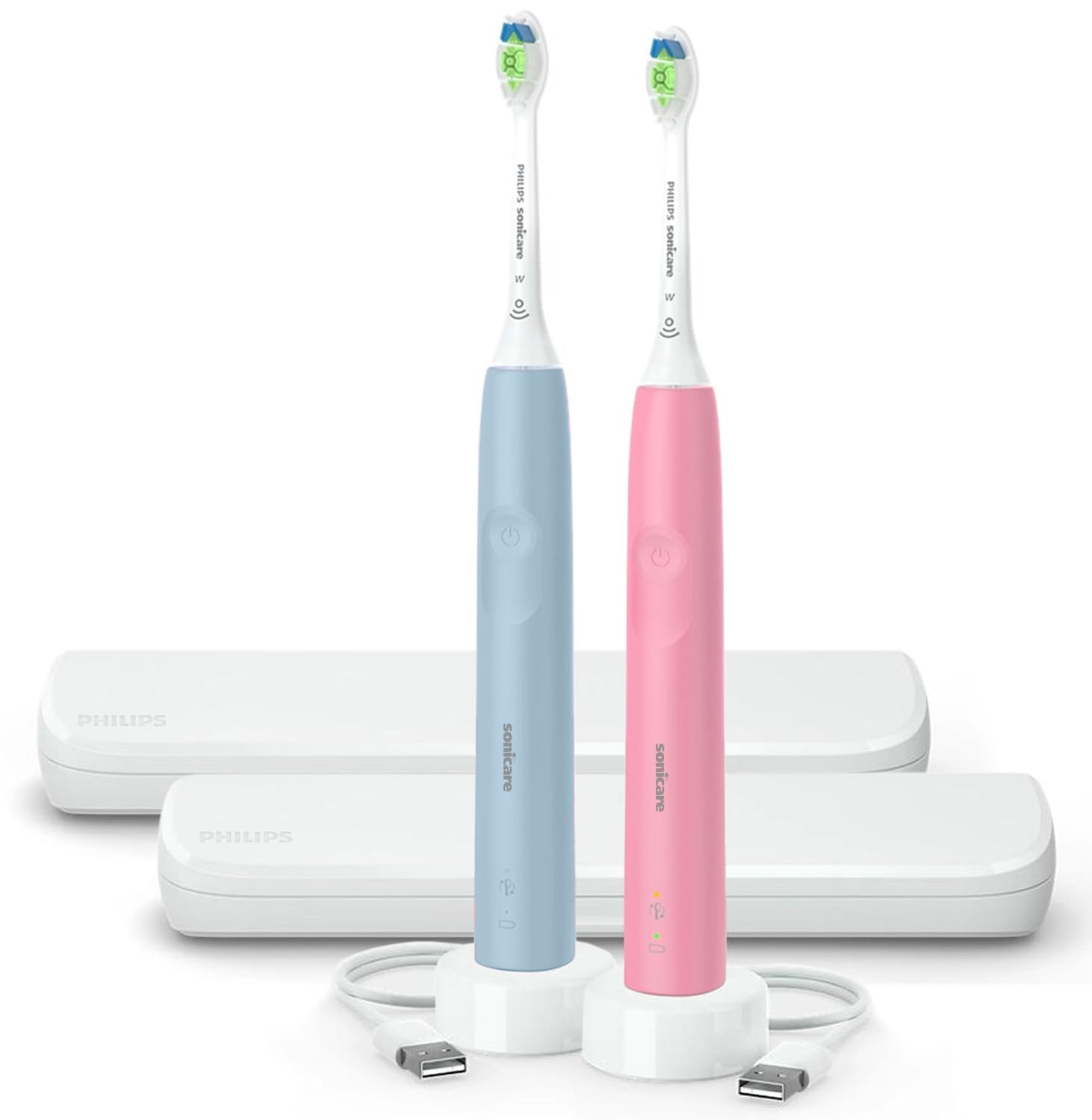 Cepillo De Dientes Eléctrico Philips Sonicare Diamondclean, Paquete De 2 - Venta Internacional.