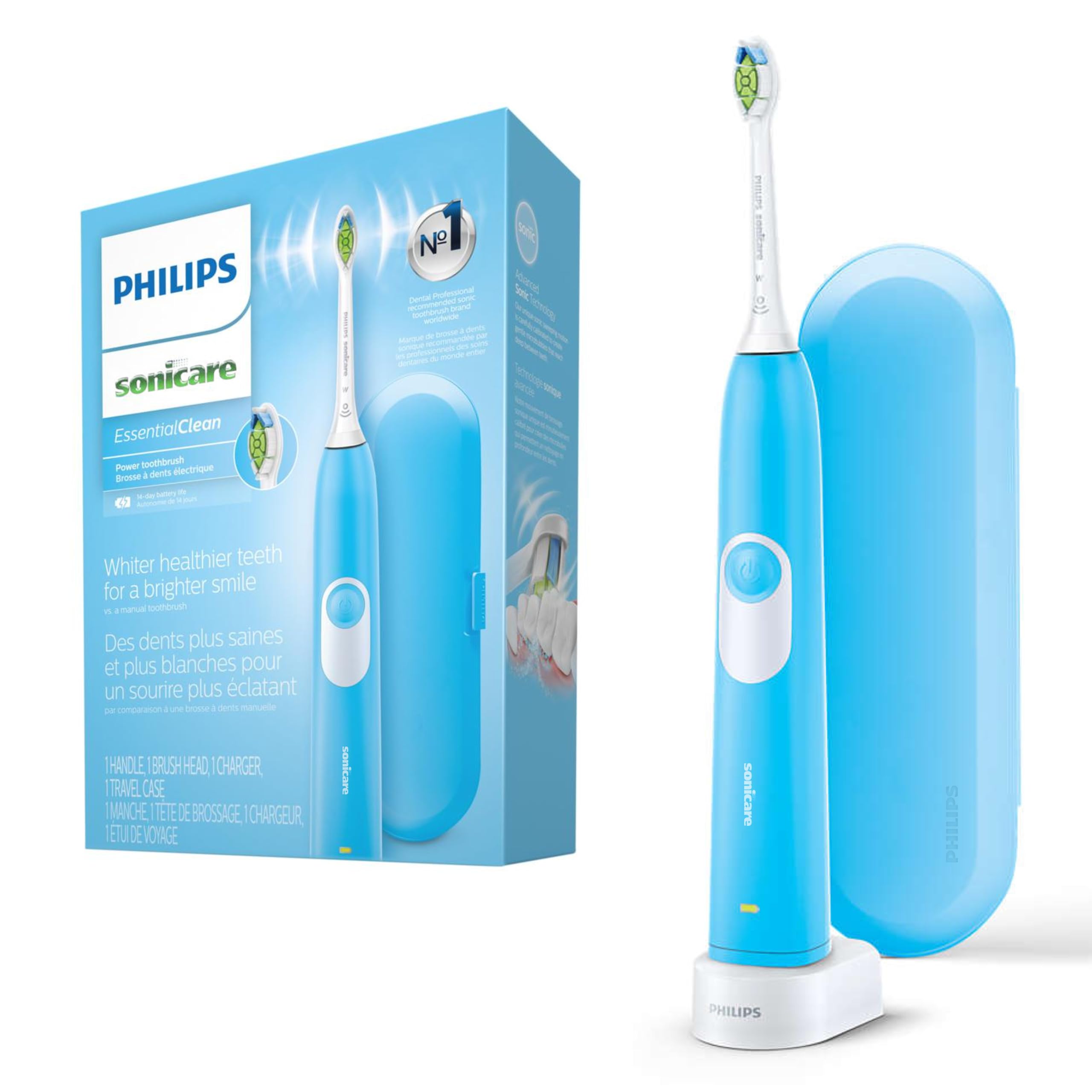 Cepillo De Dientes Eléctrico Philips Sonicare Essentialclean Blue - Venta Internacional.