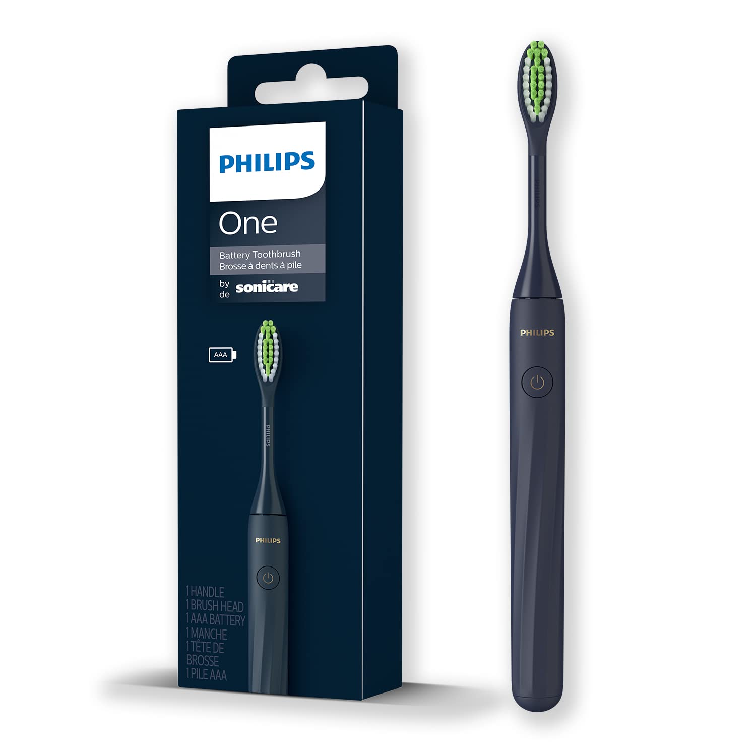 Foto 2 pulgar | Cepillo De Dientes Eléctrico Philips One Sonicare Hy1100/54 Negro - Venta Internacional.