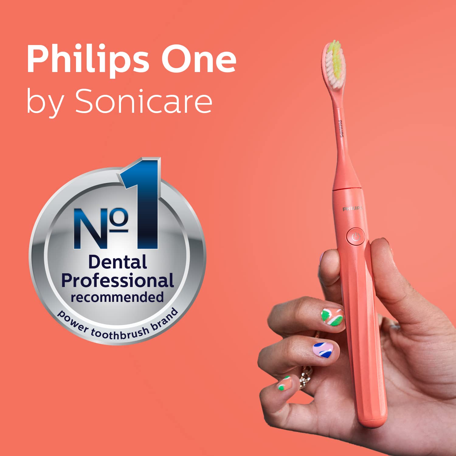 Foto 3 | Cepillo De Dientes Eléctrico Philips One Sonicare Hy1100/51 Rojo - Venta Internacional.