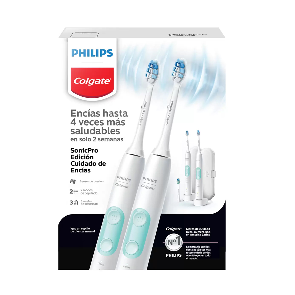 Foto 3 pulgar | Cepillo Dental Eléctrico Philips Colgate Sonic Pro 2pz