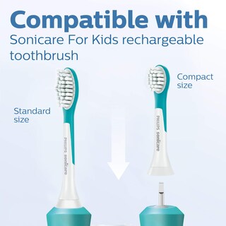 Foto 5 | Cabezales De Cepillo De Dientes De Repuesto Philips Sonicare Kids 3+ - Venta Internacional.