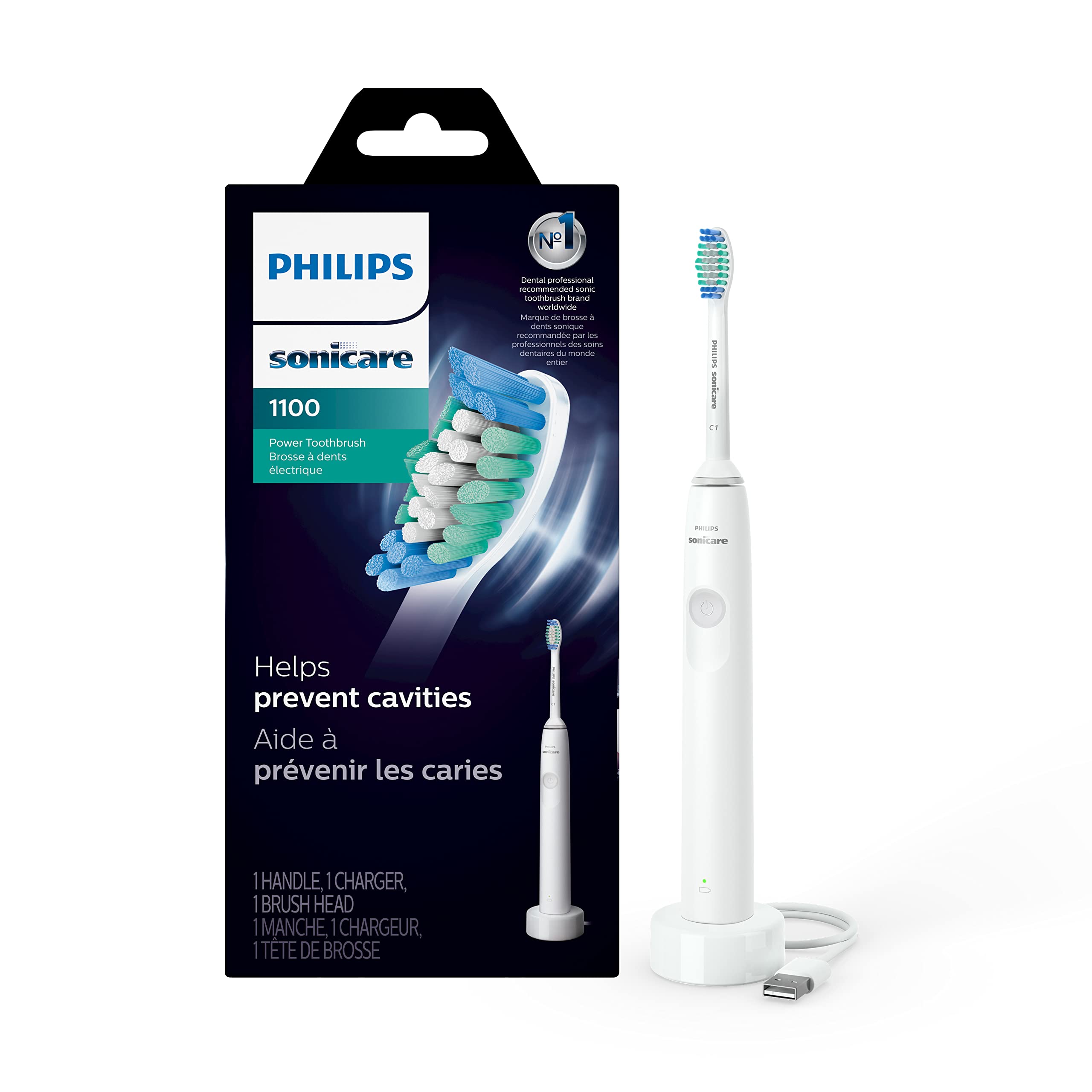 Foto 2 pulgar | Cepillo De Dientes Eléctrico Philips Sonicare 1100 Recargable - Venta Internacional.