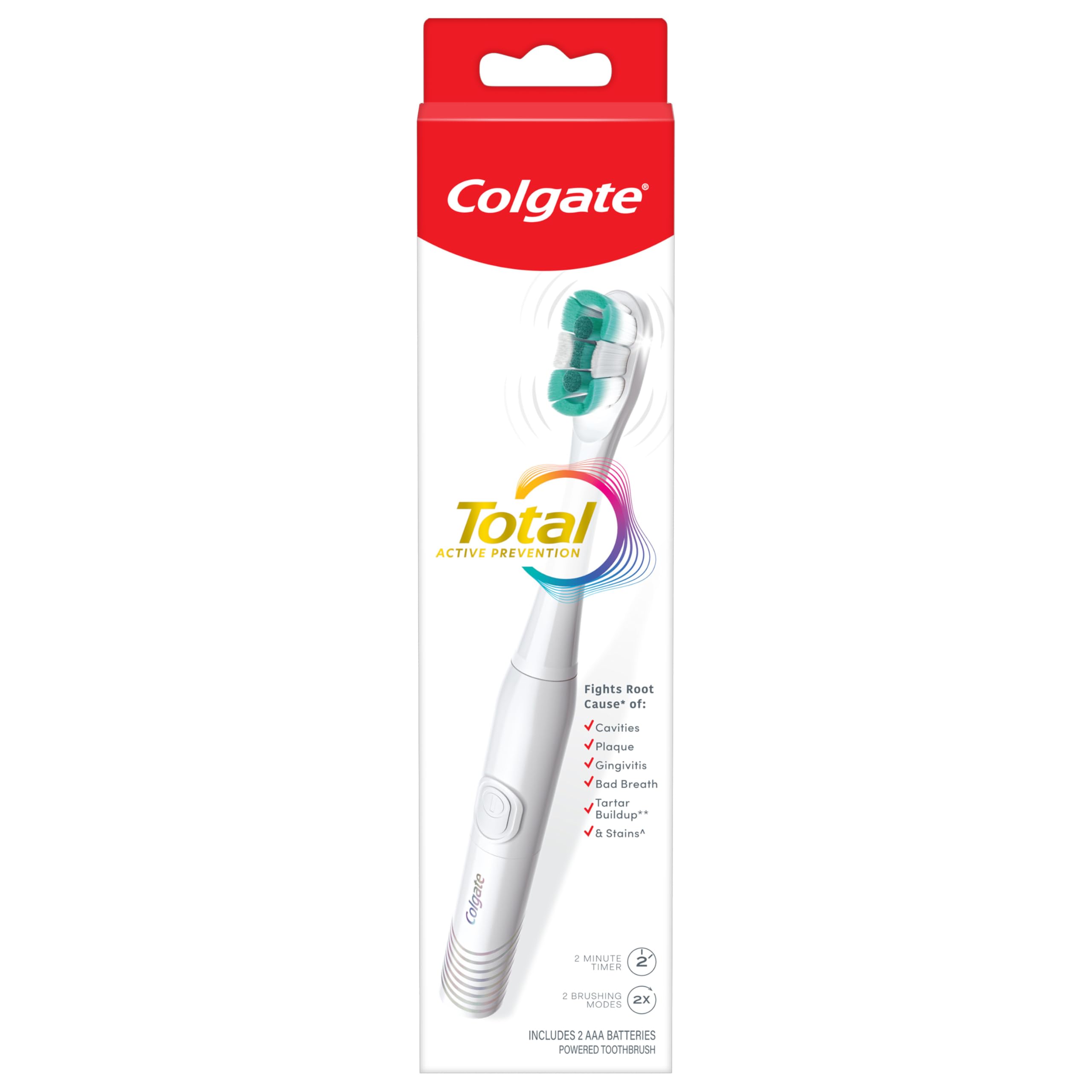 Foto 2 pulgar | Cepillo de Dientes Colgate Total White con Pilas -  Venta Internacional