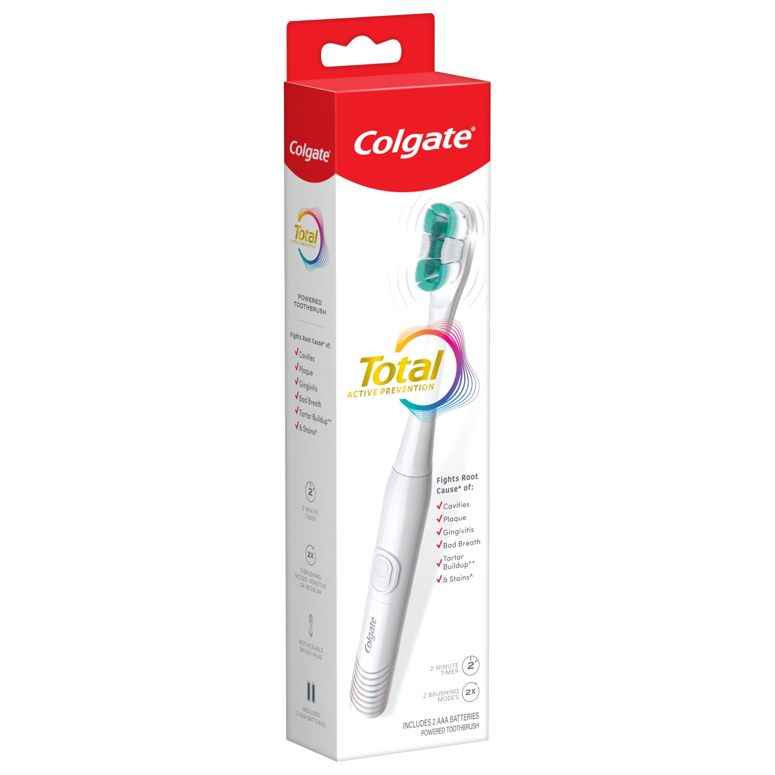 Foto 3 pulgar | Cepillo de Dientes Colgate Total White con Pilas -  Venta Internacional