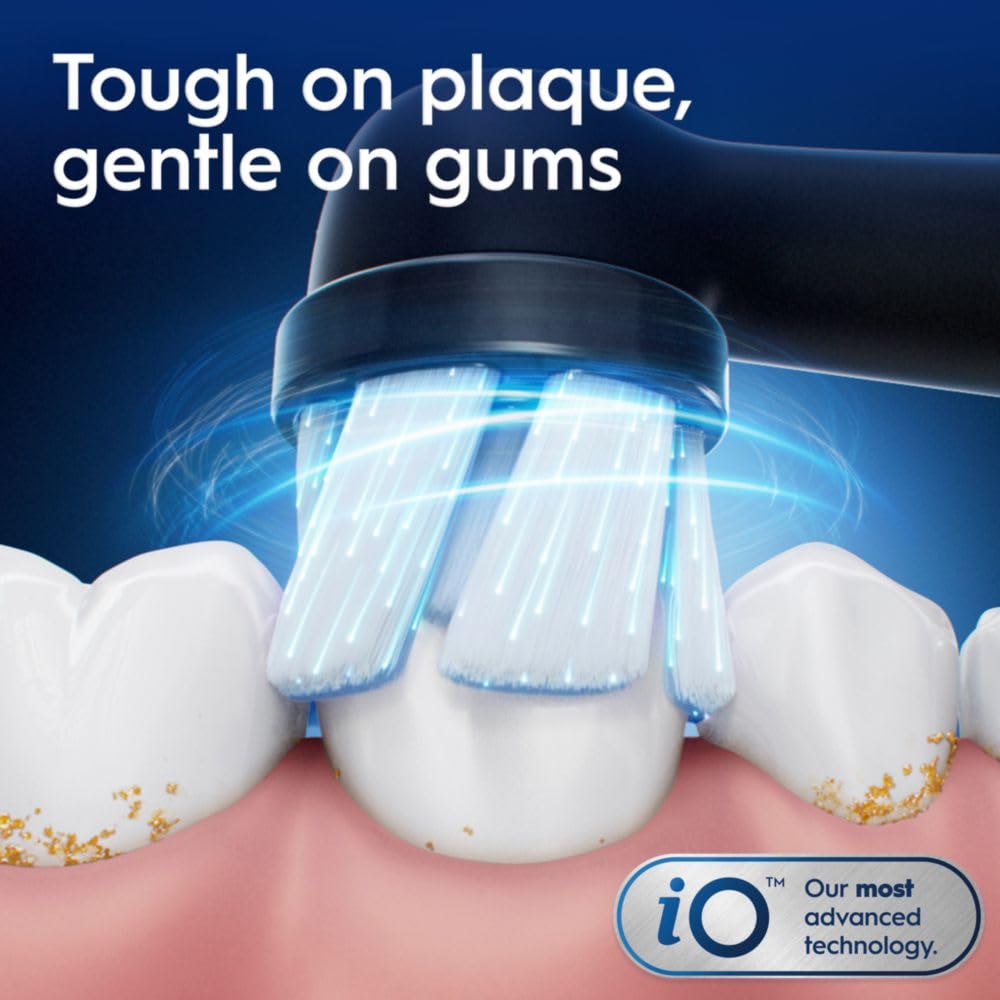 Foto 4 pulgar | Cepillo De Dientes Eléctrico Oral-b Io Series 2 Night Black Con 2 Cabezales - Venta Internacional.