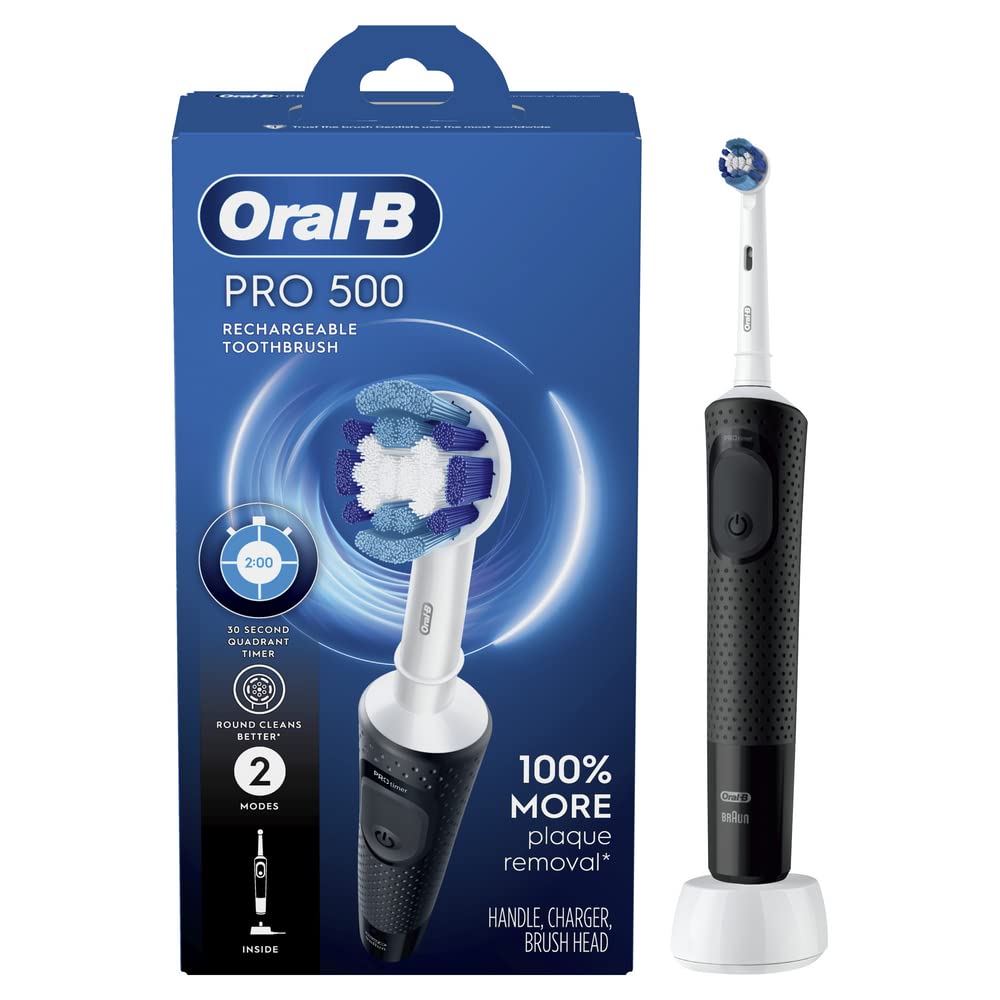 Foto 2 pulgar | Cepillo De Dientes Eléctrico Oral-b Pro 500 Recargable Negro - Venta Internacional.