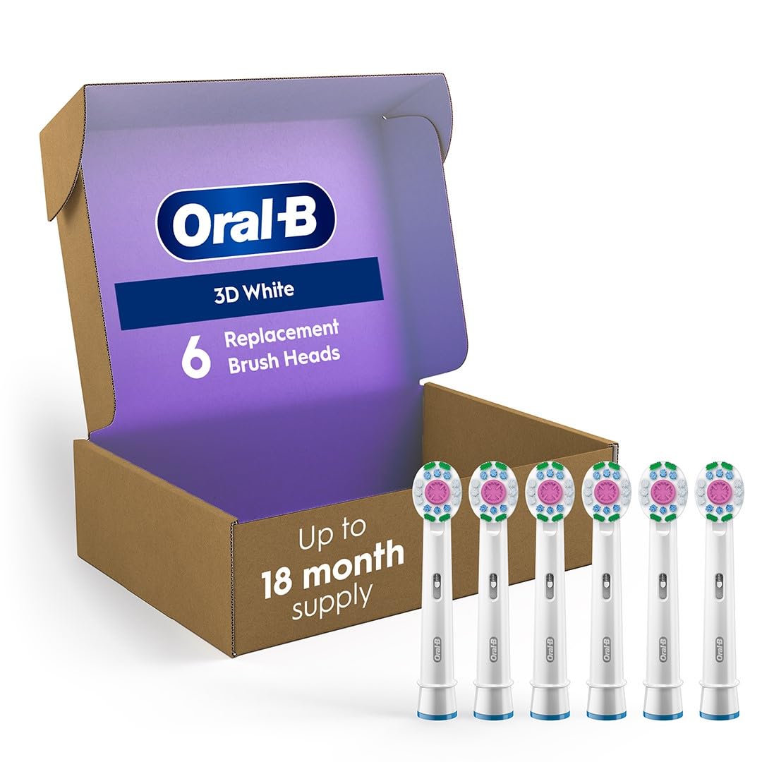 Foto 2 pulgar | Cabezales De Cepillo De Repuesto Oral-b 3d, Color Blanco, Paquete De 6 - Venta Internacional.
